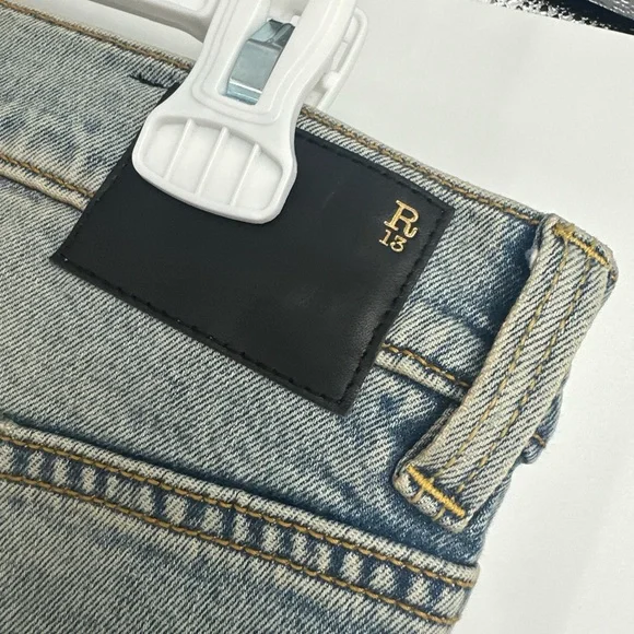 R13 Skywalker Gathered Skinny Jeans In Leyton Stretch Mens Size 32